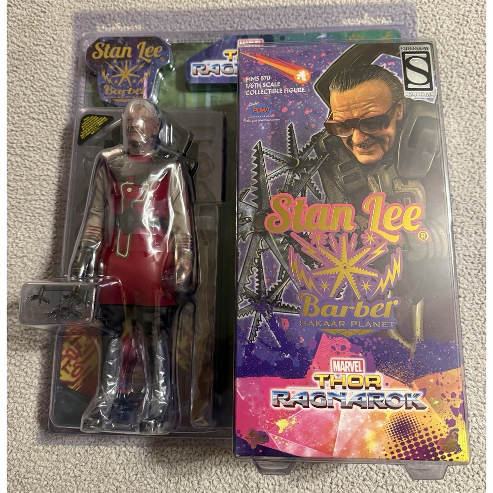 Stan Lee Barber Sakaar Planet 1/6th Scale Sideshow Exclusive Figure Hot Toys NIB